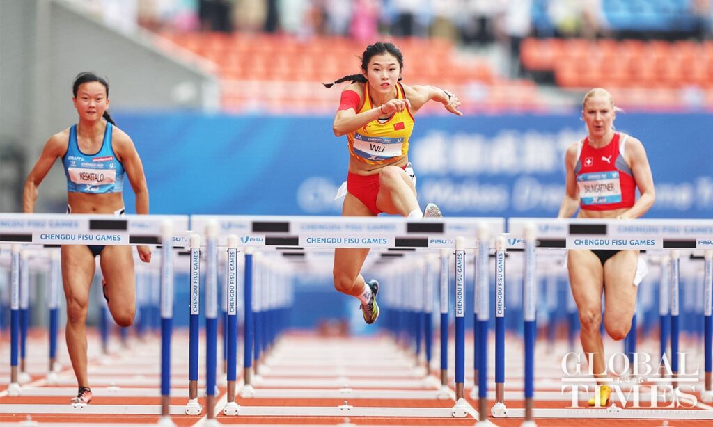 Wu Yanni Shines In Women S 100 Meters Hurdles At FISU Games Beijing Times