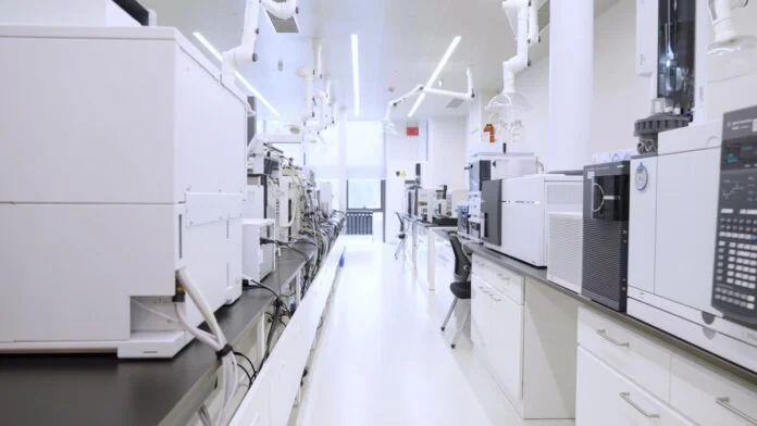 A corner view of the Shanghai-based Agilent China Digital Lab Innovation Center.