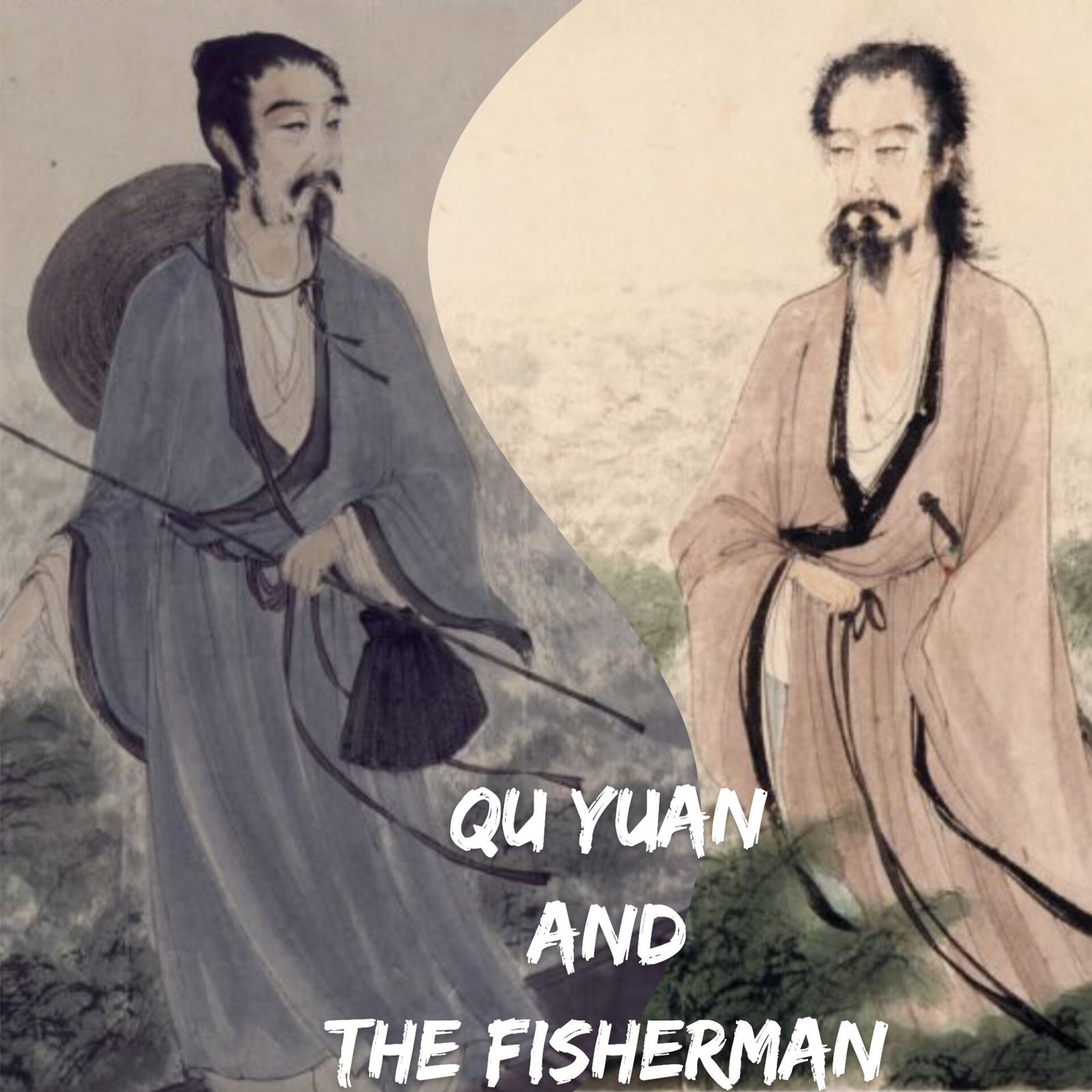 A poster combines sections from two paintings