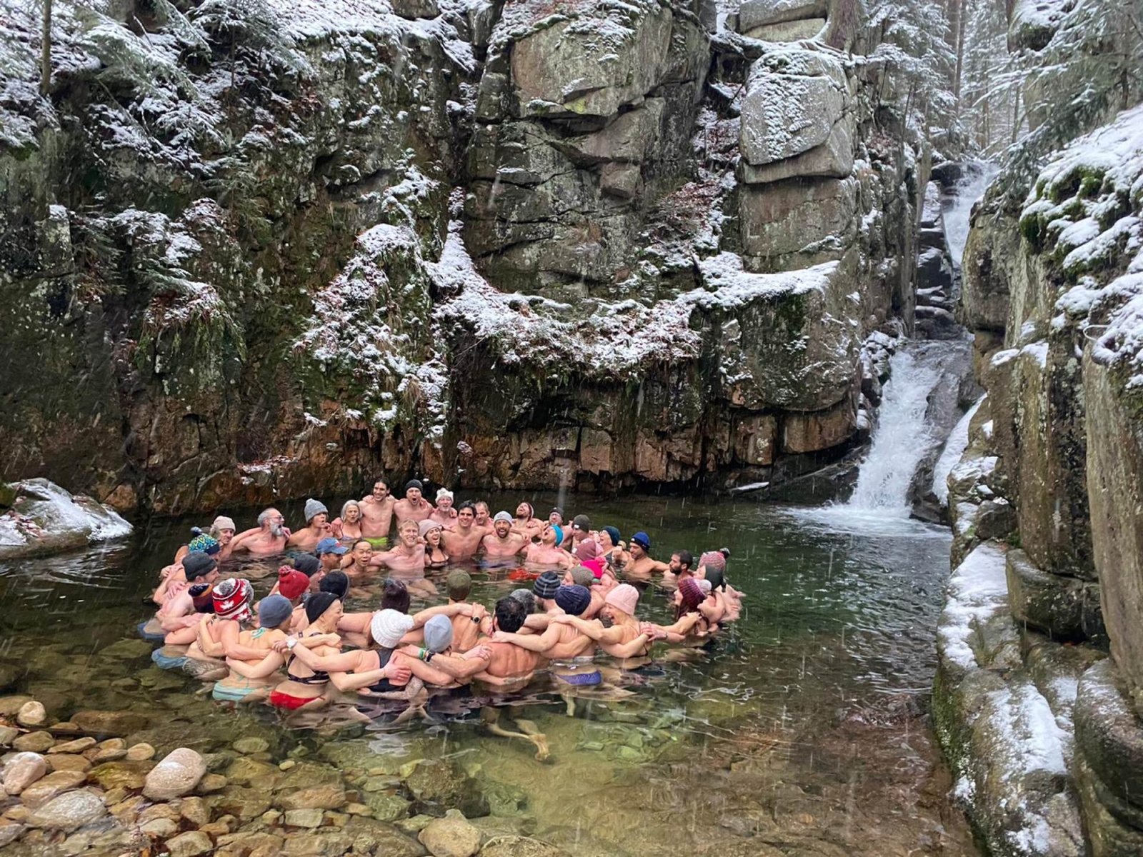 Ashley’s Wim Hof coaching training group takes