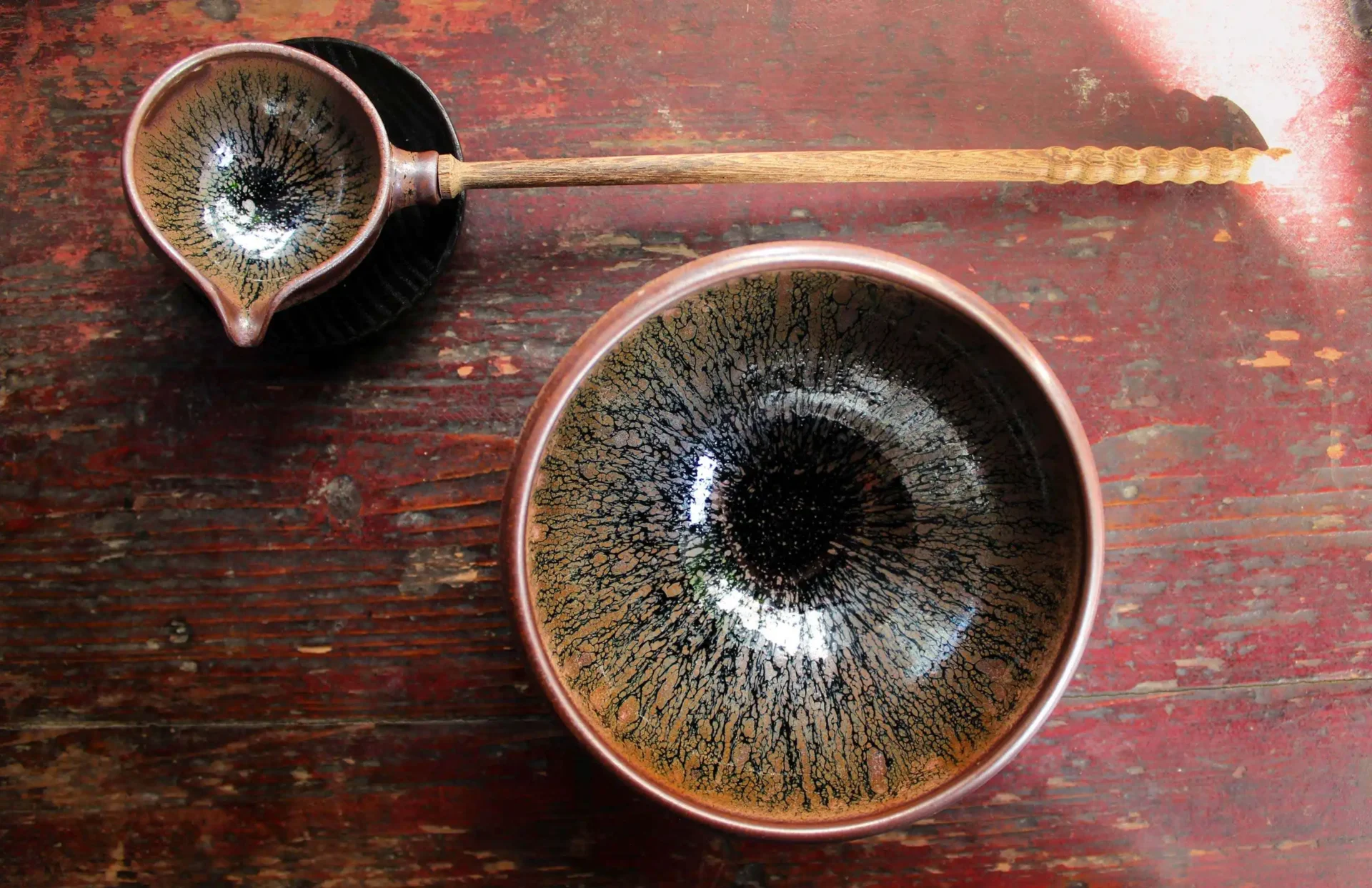 Dian Cha ceremony set.