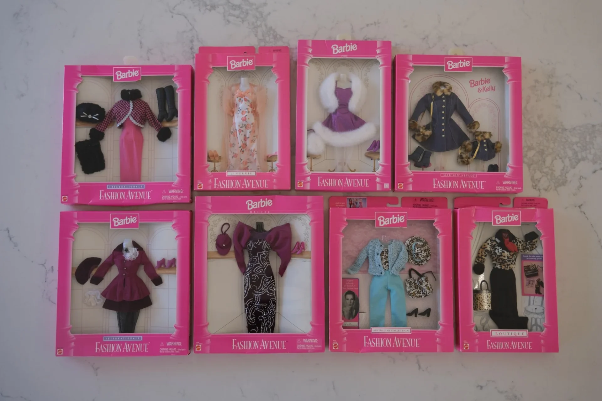 Lai’s collection of Barbie clothes