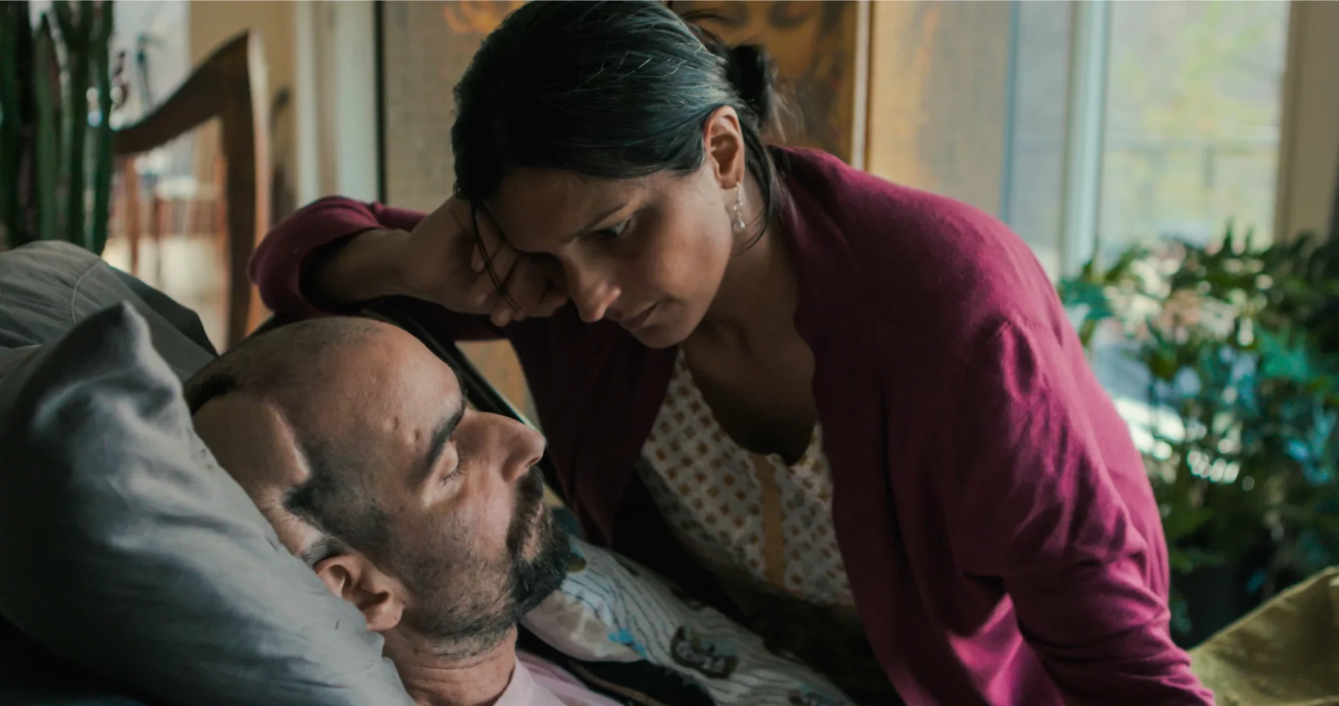 Brain cancer sufferer Ethan Sisser (left) with Dr Aditi Sethi, a hospice physician and end-of-life doula, in a still from “The Last Ecstatic Days”.