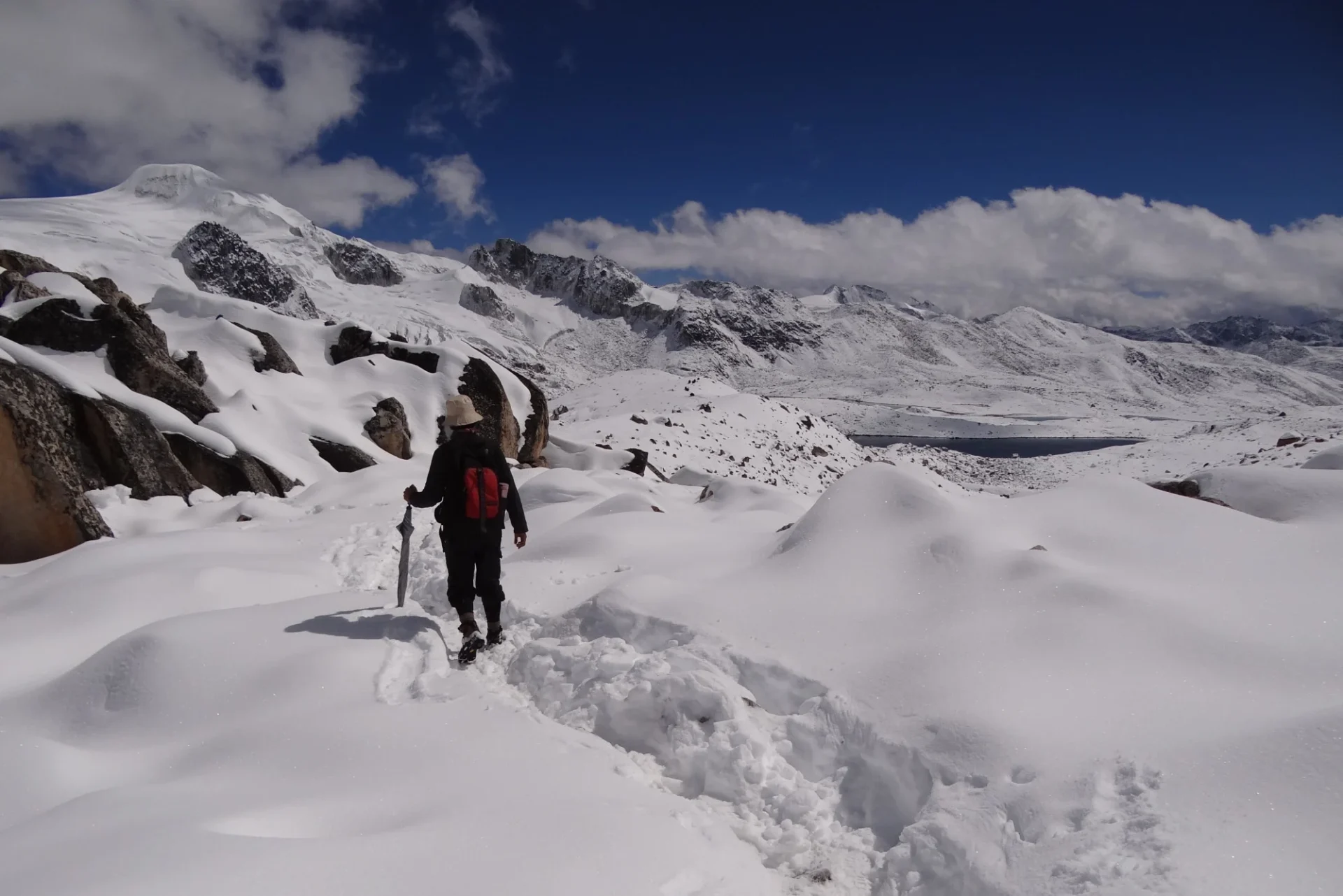 The view along the Snowman Trek in Bhutan.