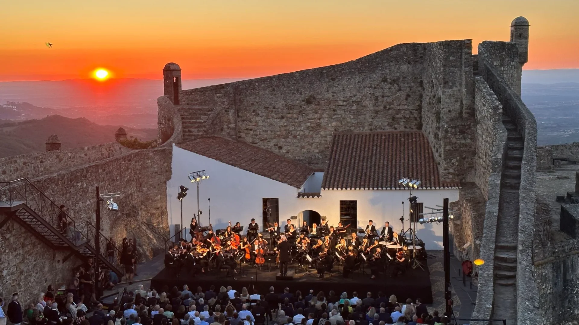 The Hong Kong Sinfonietta performed at the Marvao Festival in Portugal in July. Photo by courtesy of Hong Kong Sinfonietta.