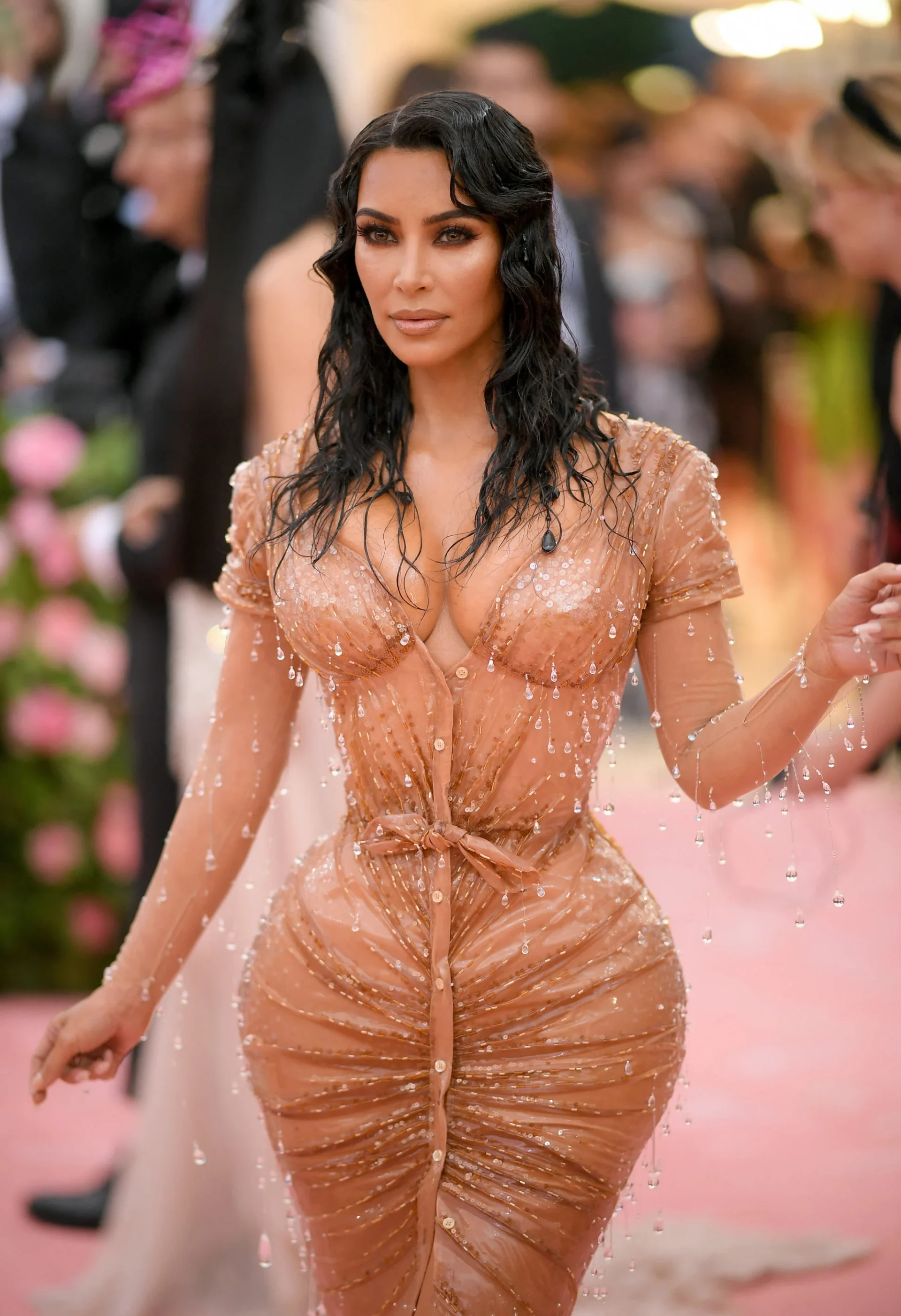 Kim Kardashian in a Thierry Mugler dress at the 2019 Met Gala at The Metropolitan Museum of Art on May 6, 2019, in New York City. Photo: Getty Images via AFP