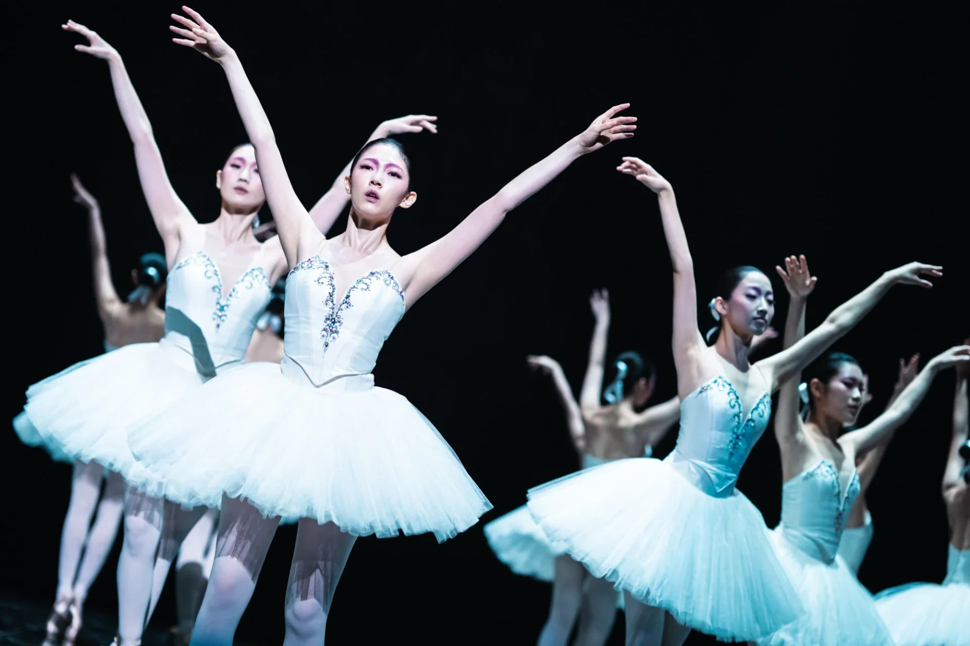 Park Yu-rim (front) in a still from “Ballerina”. Photo: Yoo Eun Mi/Netflix.