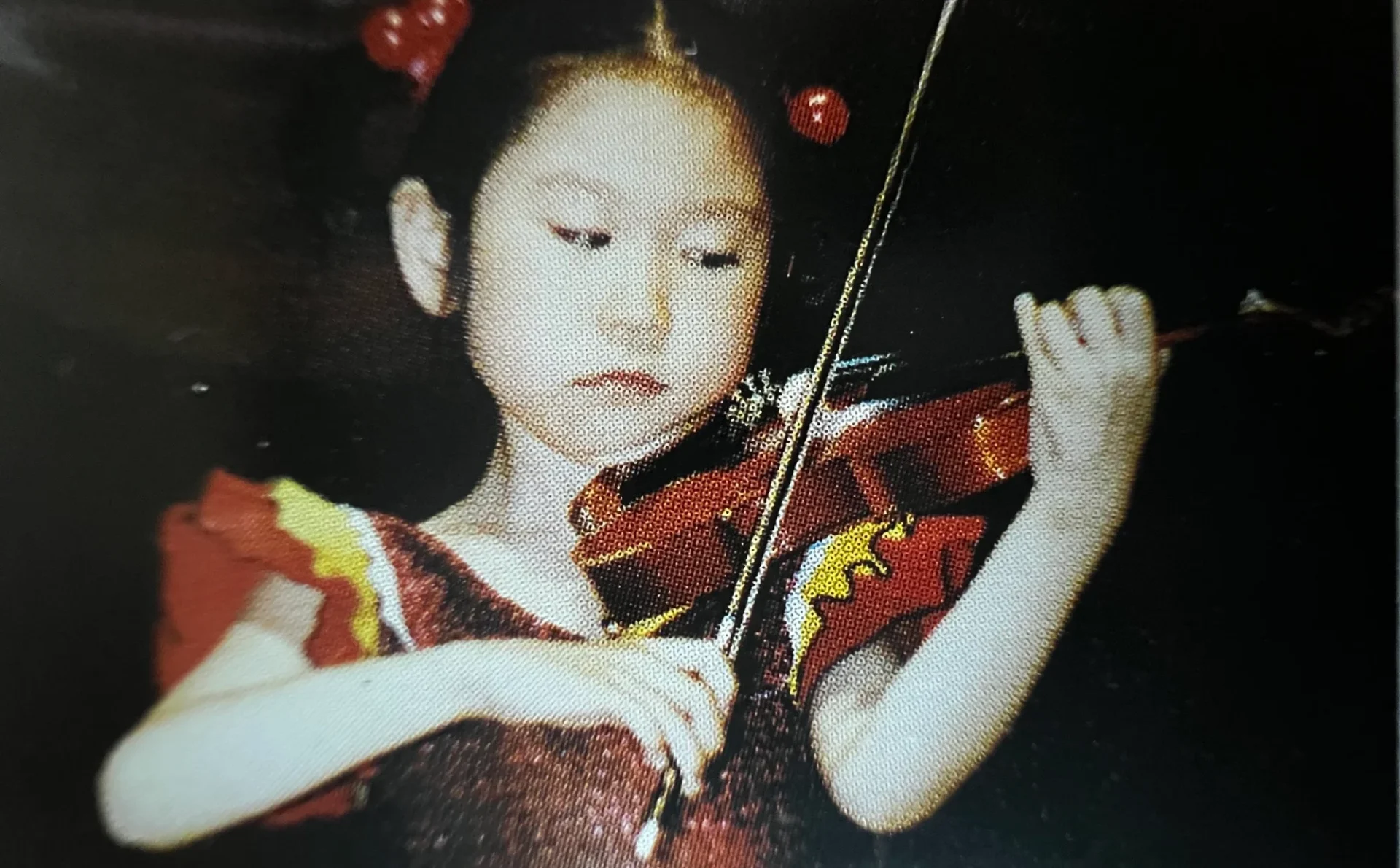 Yang on stage in 1993. Photo: courtesy of Tianwa Yang