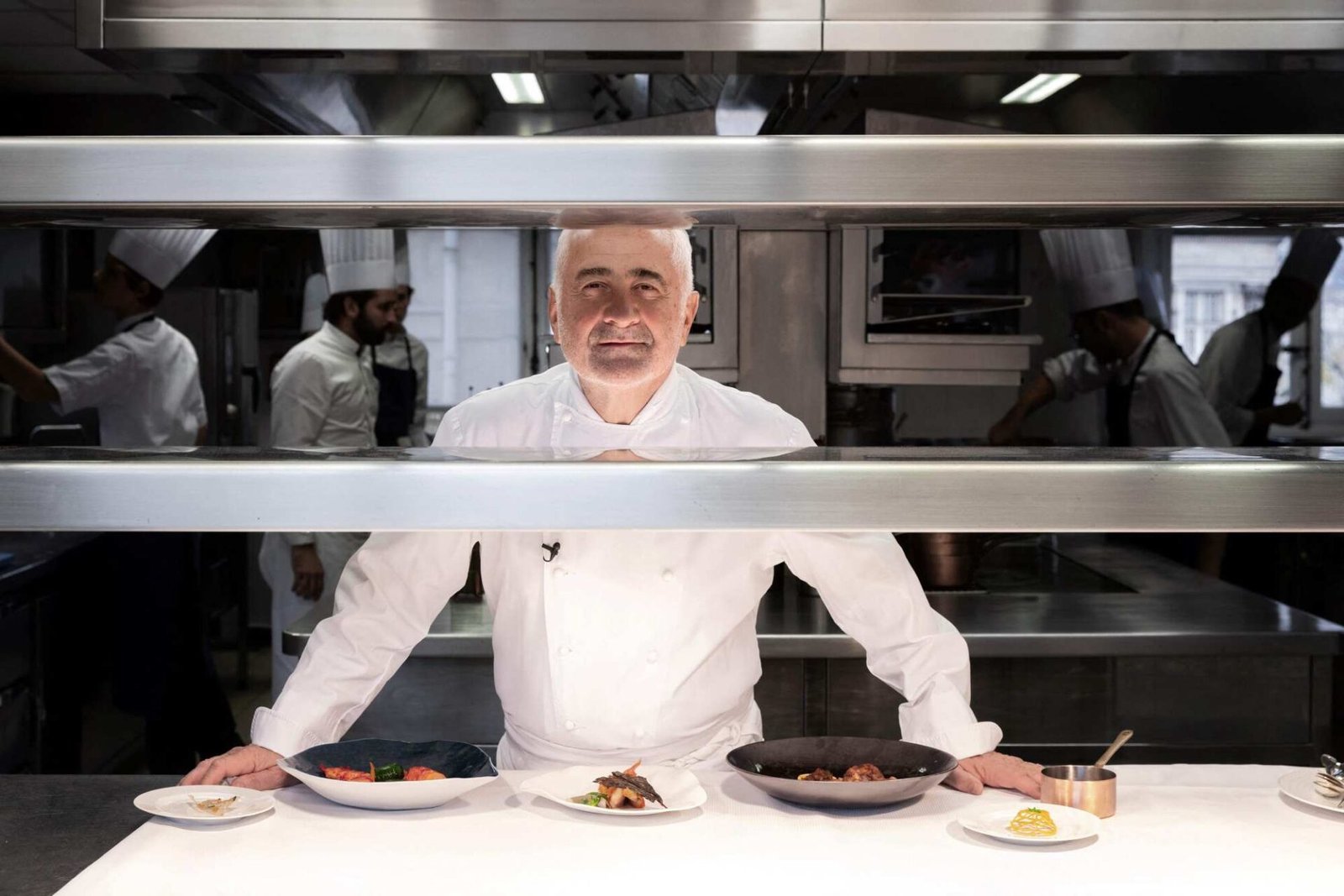 French chef Guy Savoy at his eponymous restaurant in Paris, also among the seven named best in the world by La Liste. Photo: AFP