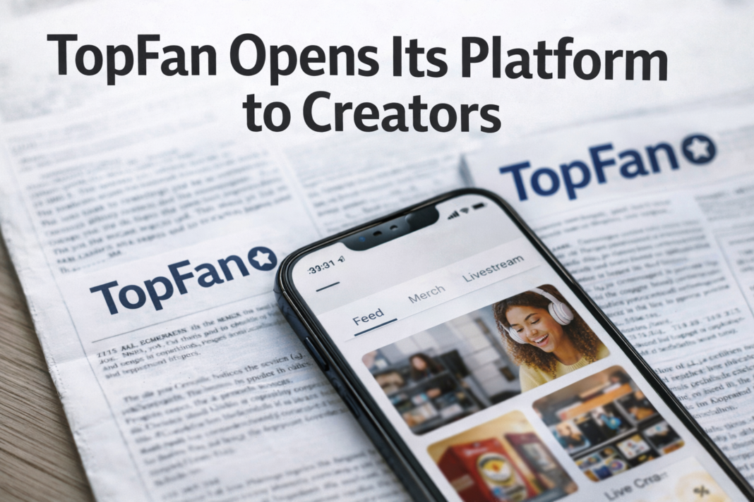 Top Fans Job TopFan Opens Its Fan-Community Platform to Individual Creators ...