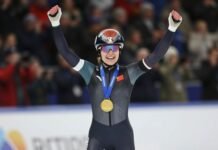 [Francesca Lollobrigida] wins gold medal on home ice.