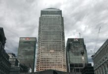 a group of tall buildings sitting next to each other